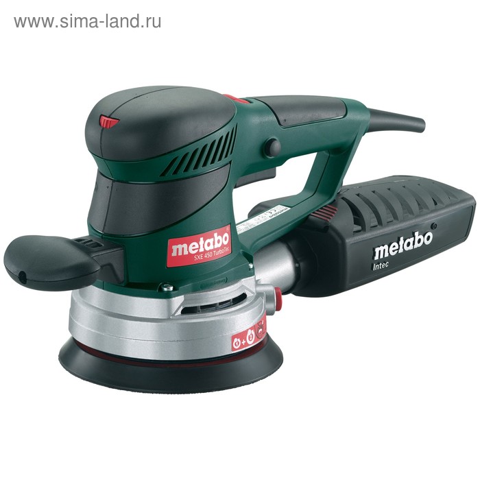 Эксцентриковая шлифмашина Metabo SXE 450 TurboTec, 350Вт, 150мм, 11000 об/мин, ампл. 6.2мм - Фото 1