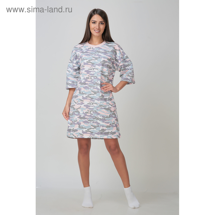 Платье женское "Катюша" КМФ, цвет розовый, р-р 44 - Фото 1