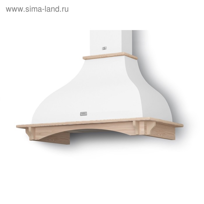Вытяжка Lex Parma 600 White каминная 650 м3ч 3 скорости 60 см белая 3059000₽