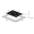 Варочная поверхность Maunfeld MGHE.75.78B, газовая, 5 конфорок, черный - Фото 2