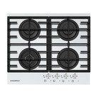 Варочная поверхность Maunfeld MGHG.64.17W, газовая, 4 конфорки, белое стекло - Фото 1