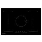 Варочная поверхность Maunfeld EVI.775-FL2-BK, индукционная, 5 конфорок, сенсор, чёрная - Фото 1