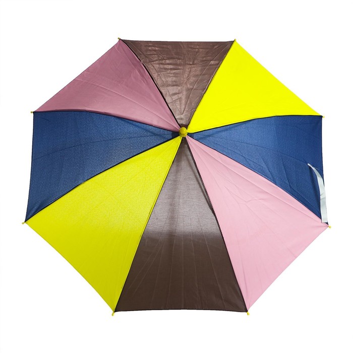 Зонт детский «Радуга нежная» со свистком, полуавтоматический, r=45 см, цвет МИКС - Фото 1
