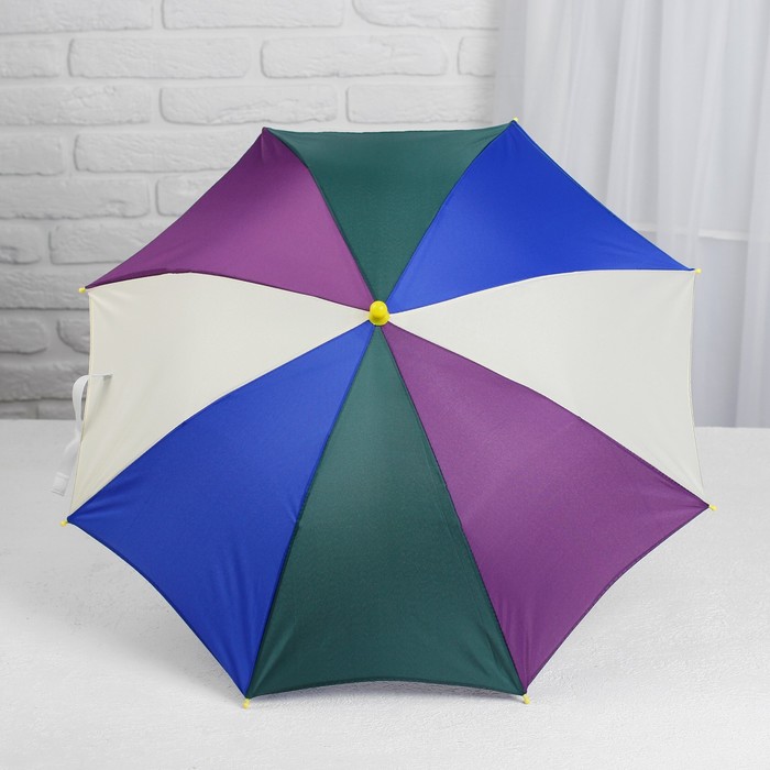Зонт детский «Радуга нежная» со свистком, полуавтоматический, r=45 см, цвет МИКС - фото 1925741372