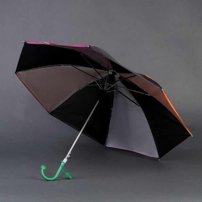 Зонт детский «Радуга нежная» со свистком, полуавтоматический, r=45 см, цвет МИКС - фото 1905312077