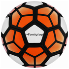 Мяч футбольный ONLYTOP, PVC, машинная сшивка, 32 панели, р. 5, цвет МИКС - фото 3785301