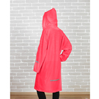 Дождевик со светоотражающими элементами, р-р XXL, рост 170 см, цвет оранжевый - Фото 2