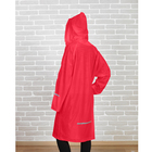 Дождевик со светоотражающими элементами, р-р XXL, рост 170 см, цвет оранжевый - Фото 4