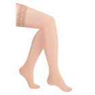 Чулки компрессионные ID-301T Luomma Idealista, размер S (II), 2 класс Long, цвет бежевый, полупр, с силиконовой ажурной резинкой - Фото 1