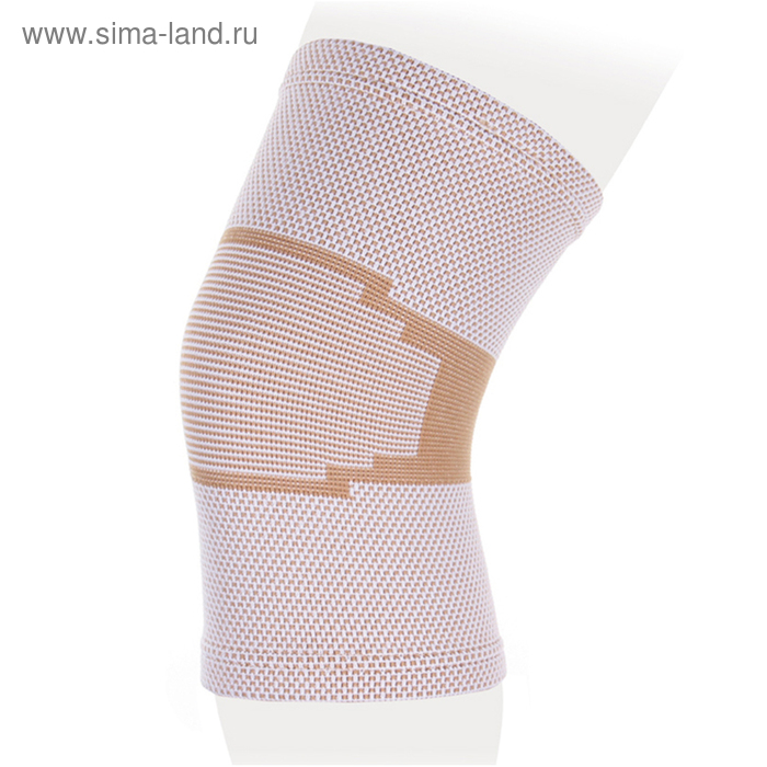 Бандаж эластичный на коленный сустав Ttoman KS-E, цвет бежевый, размер L - Фото 1