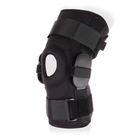 Бандаж на коленный сустав разъемный с регулятором угла сгибания KS-RPA, Черный, размер S - Фото 1