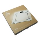 Весы напольные Luazon LVE-001, электронные, до 180 кг, 1хCR2032, стекло, белые - фото 8368719