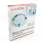 Весы напольные Luazon LVE-001, электронные, до 180 кг, голубые - Фото 4