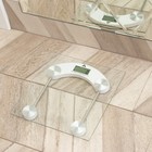 Весы напольные Luazon LVE-003, электронные, до 180 кг, 1хCR2032, стекло, белые - Фото 1