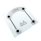 Весы напольные Luazon LVE-003, электронные, до 180 кг, 1хCR2032, стекло, белые - Фото 4