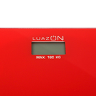 Весы напольные Luazon LVE-004, электронные, до 180 кг, красные - Фото 2