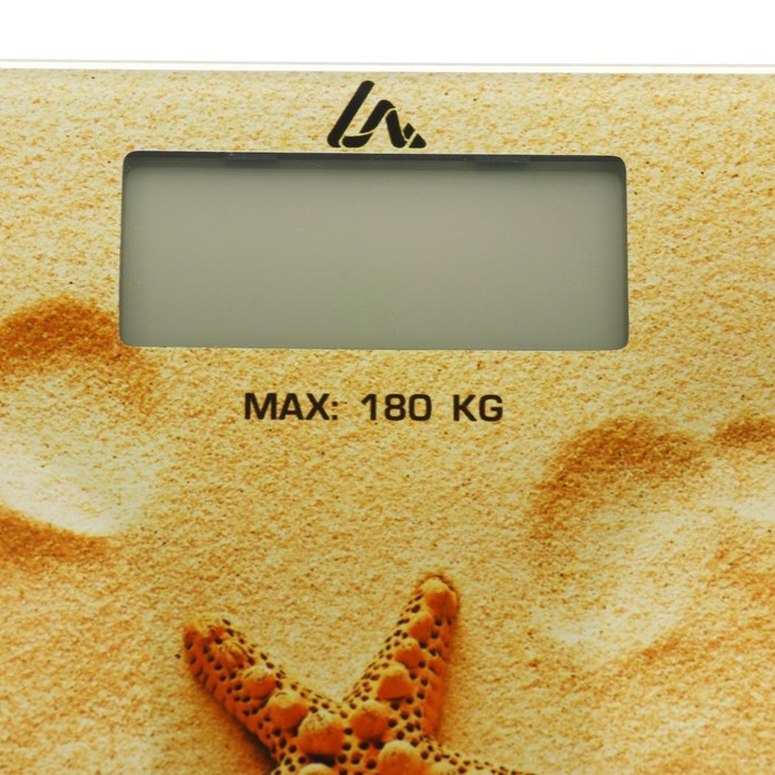 Весы напольные Luazon LVE-005 "Песок", электронные, до 180 кг, 2хAАА (не в комплекте) - фото 1898104666