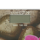 Весы напольные Luazon LVE-018 "Камни", электронные, до 180 кг, 2хAAА (не в комплекте) - Фото 2