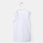 Майка для мальчика, рост 134 см, цвет белый м0006 - Фото 1