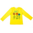 Джемпер для девочки, рост 86 см, цвет жёлтый, принт цветы 27016_М - Фото 1