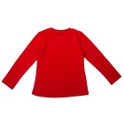 Джемпер для девочки, рост 110 см, цвет красный, принт кеды 5016 - Фото 2