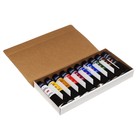 Краска акриловая в тубе, набор 10 цветов × 46 мл, ЗХК «Ладога», художественный - Фото 8