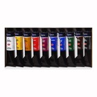 Краска акриловая в тубе, набор 10 цветов × 46 мл, ЗХК «Ладога», художественный - Фото 9