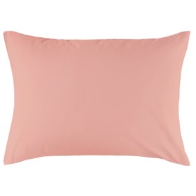 Наволочка на молнии, размер 52х74 см, цвет розовый