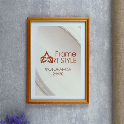 Фоторамка для фото 21×30 см Giacomo, сосна, мокко, (пластиковый экран)