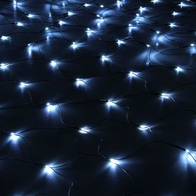 УЦЕНКА Гирлянда «Сеть», 1.6×1.6 м, 144 LED, 220 В, 8 режимов, свечение белое 3246961