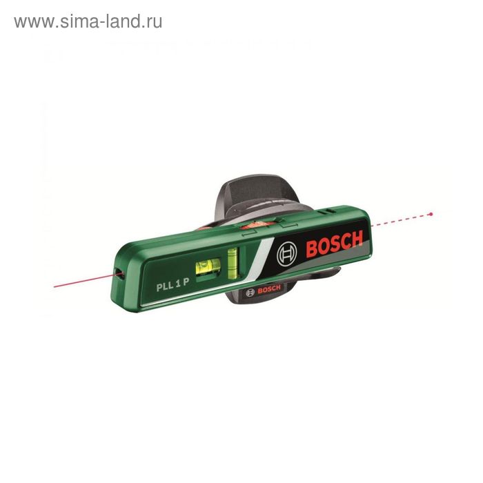 Нивелир лазерный Bosch PLL 1P (0603663320), линейный, диапазон луч/точка 5/20 м, 1/4" - Фото 1