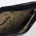 Сумка женская, отдел с перегородкой на молнии, наружный карман, регулируемый ремень, цвет чёрный - Фото 3