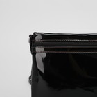 Сумка женская, отдел с перегородкой на молнии, наружный карман, регулируемый ремень, цвет чёрный - Фото 4