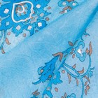 Платок текстильный FC 750_4159, цвет голубой, размер 90х90 - Фото 3