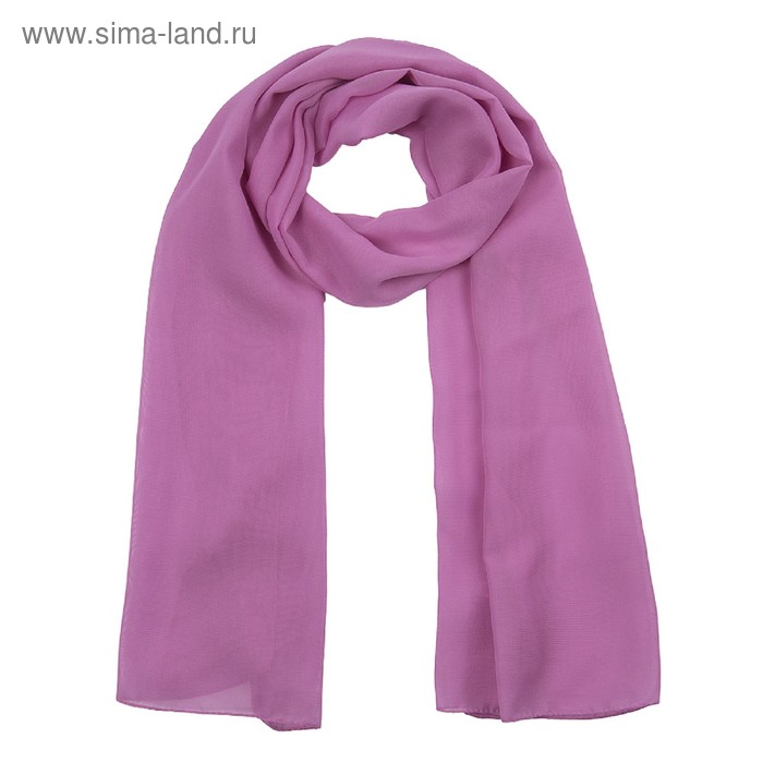 Шарф текстильный 559 S_8, цвет розовый, размер 50х160 - Фото 1
