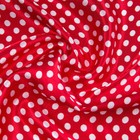 Платок текстильный HS 1630_1-3, цвет красный, размер 90х90 - Фото 3