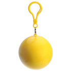 Дождевик жёлтый в пластиковом футляре с карабином, d-6,4 см - Фото 3
