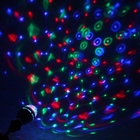 УЦЕНКА Лампа хруст. шар d=8 см,эффект зеркального шара 17х8х8 220V, тип цоколя Е27 - Фото 1