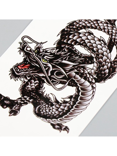 Татуировка на тело дракон НМ330