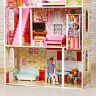 Кукольный дом «Яркий интерьер», с мебелью - Фото 3