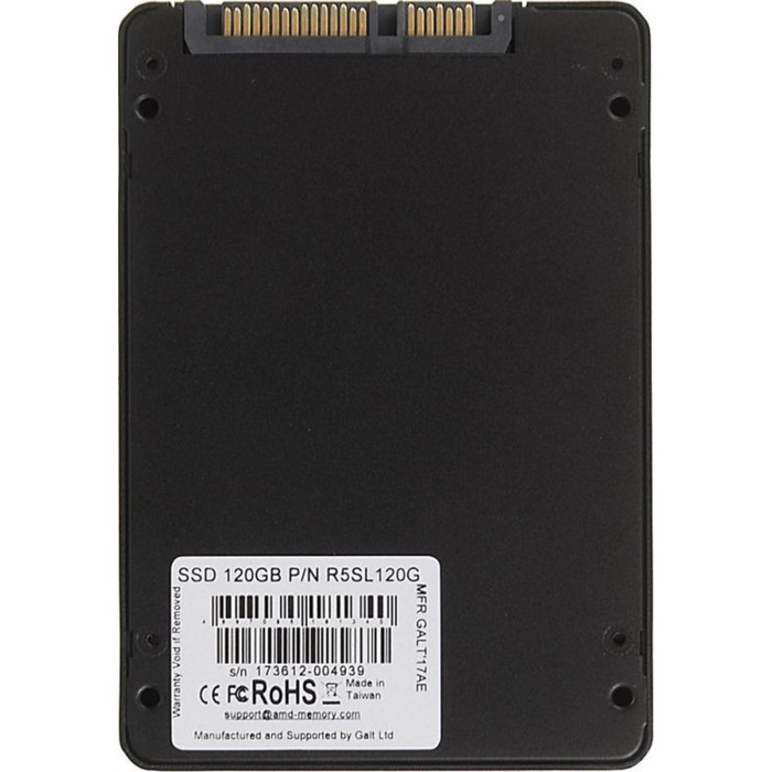 SSD накопитель AMD Radeon R5 120Gb (R5SL120G) SATA-III - фото 51294429
