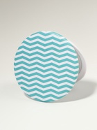 Зеркало складное «Геометрия», d=7.5 см, бирюзовое - Фото 2