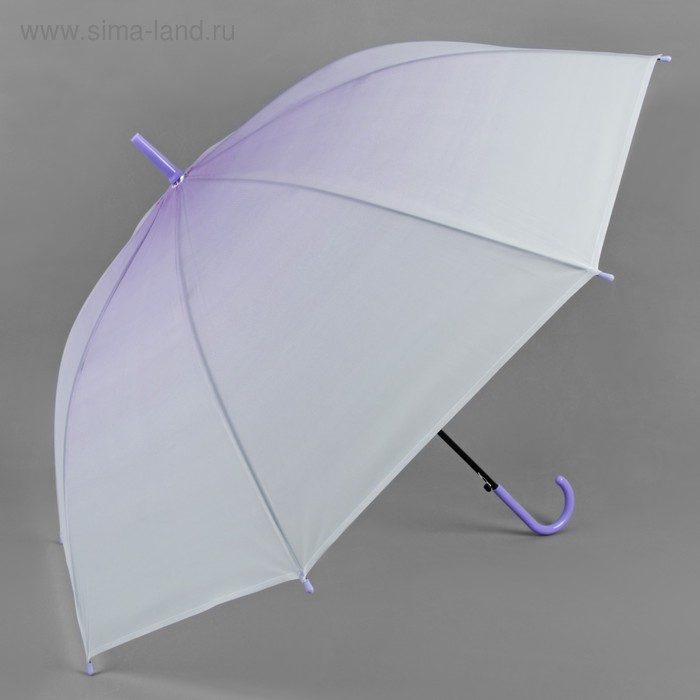 Зонт полуавтоматический «Градиент», 8 спиц, R = 46 см, цвет фиолетовый