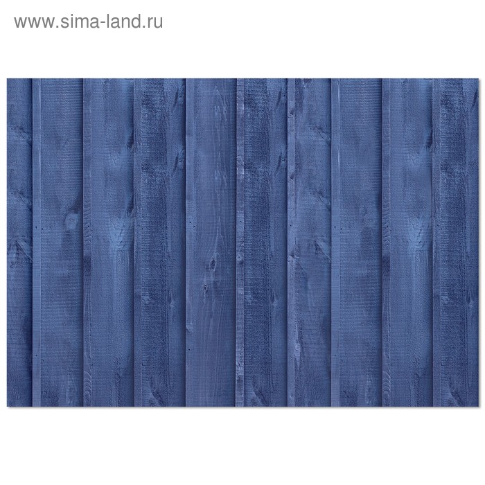 Фотофон «Синие доски», 70 х 100 см, бумага, 130 г/м - Фото 1