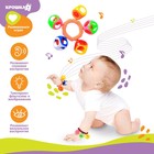 Погремушка - браслет «На ручку», 5 бубенчиков, цвет МИКС, Крошка Я - Фото 2