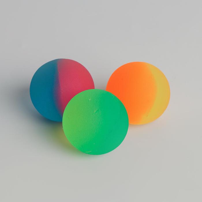 Мяч каучуковый «Перелив», 4,3 см, цвета МИКС - Фото 1