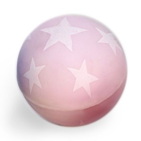 Мяч каучуковый «Звёздочки», светится в темноте, 4,3 см, цвета МИКС (комплект 50 шт)