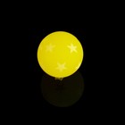 Мяч каучуковый «Звёздочки», светится в темноте, 4,3 см, цвета МИКС - Фото 4