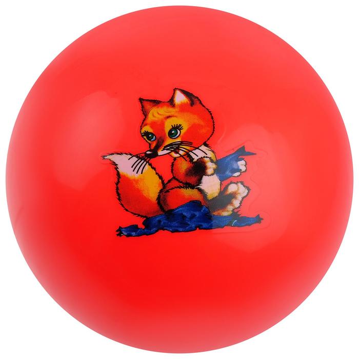 Мяч детский «Животные», d=25 см, 75 г, цвет МИКС - фото 8353679