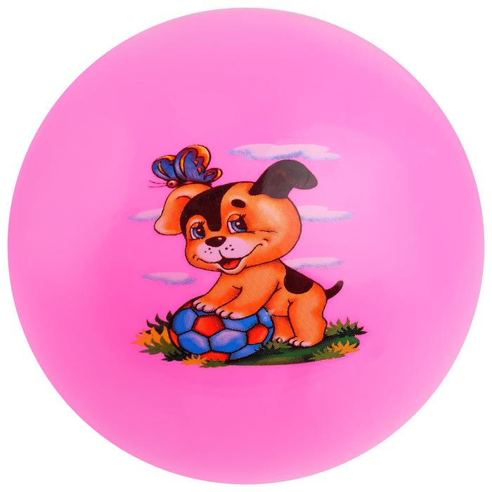 Мяч детский «Животные», d=25 см, 75 г, цвет МИКС - фото 1883205010